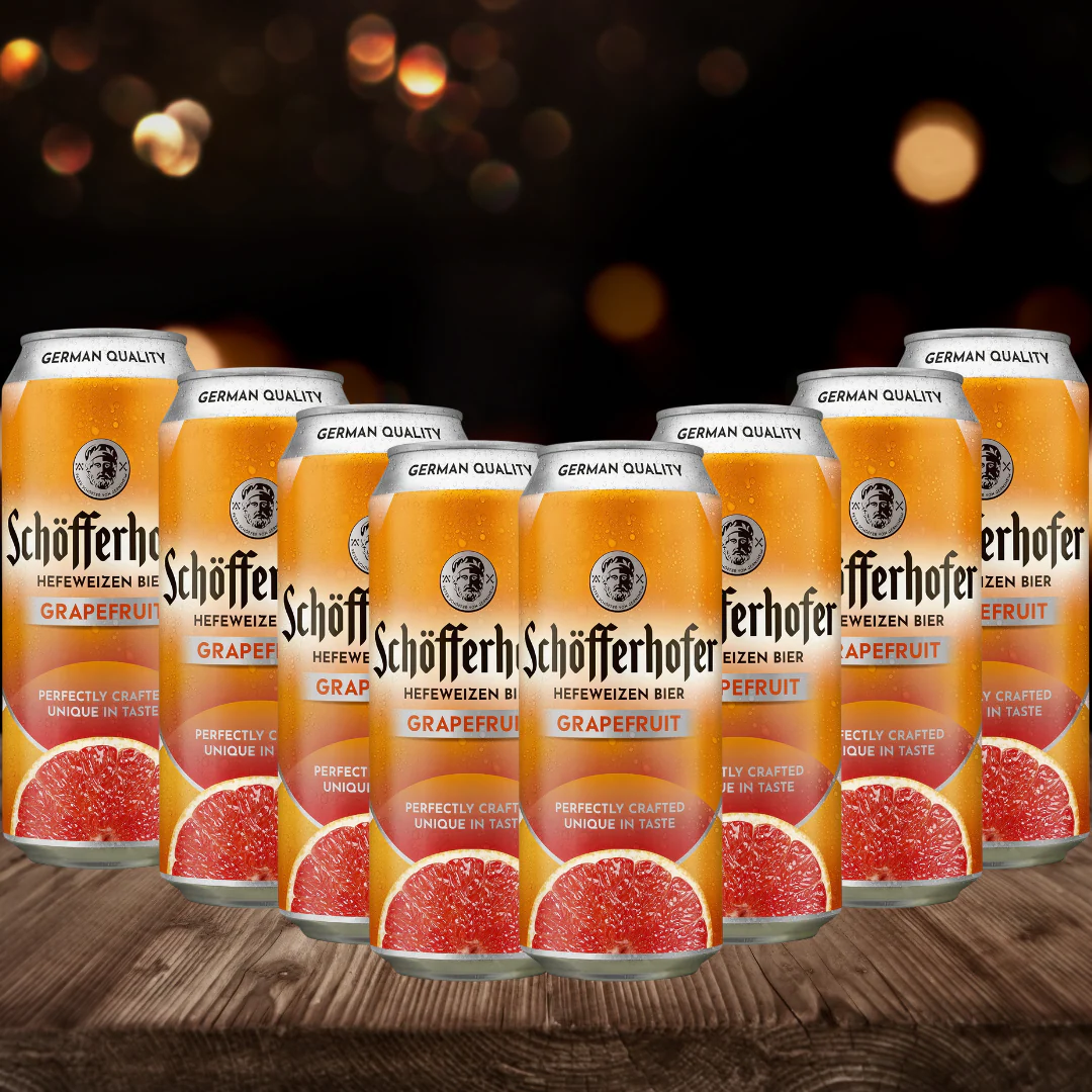 Schöfferhofer Grapefruit German Low Alcohol Beer - 2.5% ABV (Multipack) - Image 5